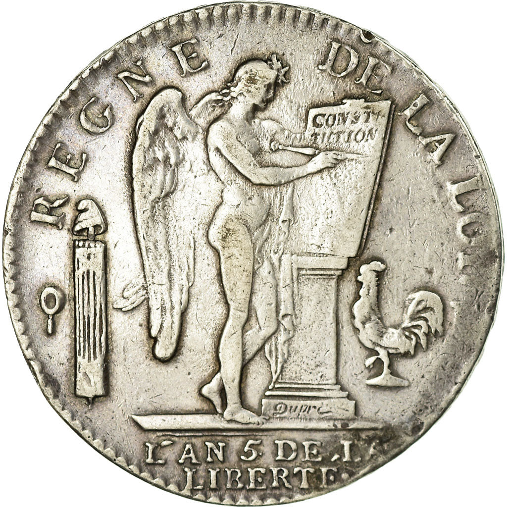 Moneta, Francja, Écu de 6 livres françois, ECU, 6 Livres, 1793, Bordeaux