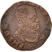 Moneta, Belgio, Liard, 1555-1598, Bruges, BB, Rame