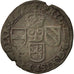 Moneta, Belgio, Liard, 1656, Antwerp, BB, Rame