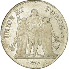 Coin, France, Union et Force, 5 Francs, AN 11, Bordeaux, AU(50-53), Silver