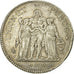 Coin, France, Union et Force, 5 Francs, An 10, Bordeaux, EF(40-45), Silver