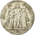 Coin, France, Union et Force, 5 Francs, AN 6, Perpignan, VF(20-25), Silver