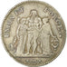 Coin, France, Union et Force, 5 Francs, AN 6, Bordeaux, EF(40-45), Silver