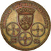 Coin, France, Royaume d'Aquitaine, 1 Gascon, 1848, Bordeaux, MS(63), Copper