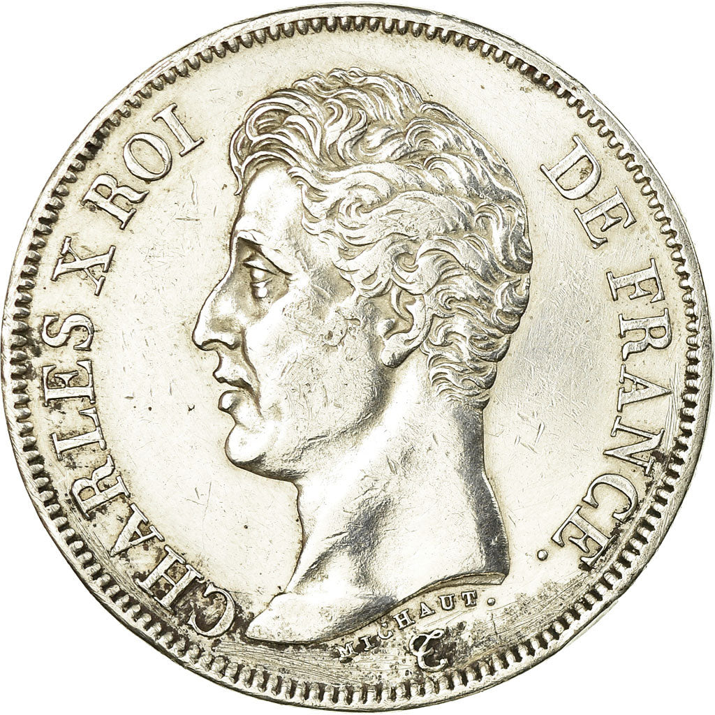 Coin, France, Charles X, 5 Francs, 1826, Paris, EF(40-45), Silver, KM:720.1