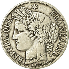 Moneta, Francia, Cérès, 5 Francs, 1850, Strasbourg, BB, Argento, KM:761.2