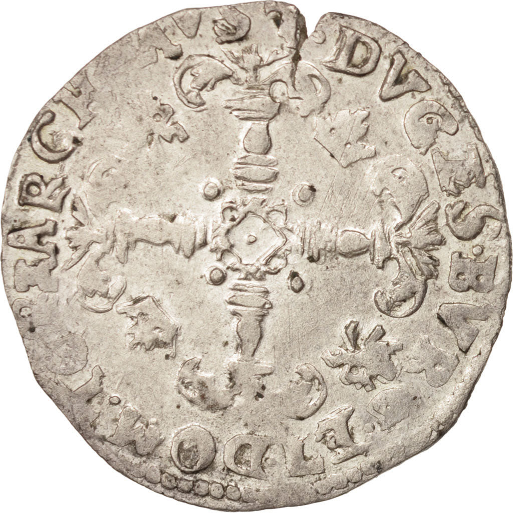 Coin, Belgium, Stoter, 1600, Tournai, VF(30-35), Argent