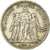Moneda, Francia, Hercule, 5 Francs, 1871, Bordeaux, MBC, Plata, KM:820.2