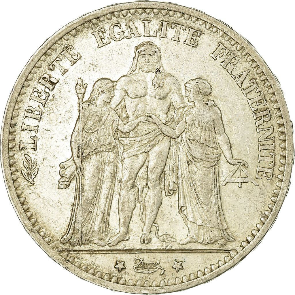 Monnaie, France, Hercule, 5 Francs, 1874, Bordeaux, TTB, Argent, Gadoury:745a