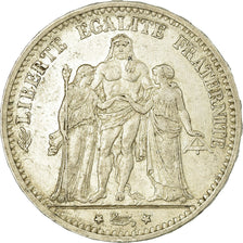 Monnaie, France, Hercule, 5 Francs, 1874, Bordeaux, TTB, Argent, Gadoury:745a