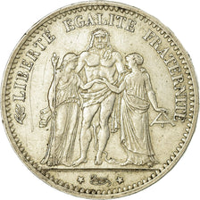 Coin, France, Hercule, 5 Francs, 1875, Bordeaux, EF(40-45), Silver, KM:820.2