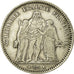 Moneta, Francia, Hercule, 5 Francs, 1878, Bordeaux, MB+, Argento, KM:820.2
