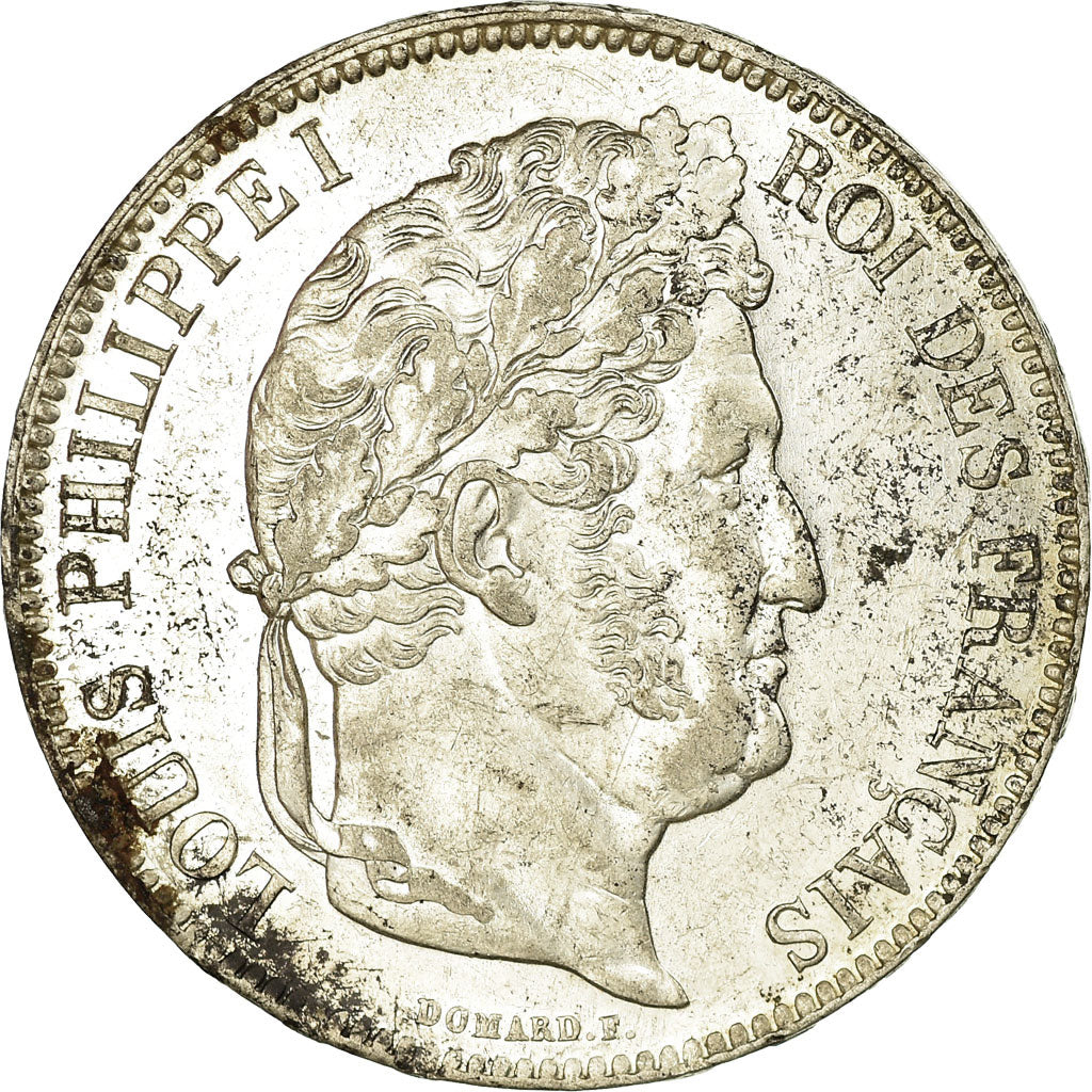 Munten, Frankrijk, Louis-Philippe, 5 Francs, 1835, Bordeaux, PR, Zilver