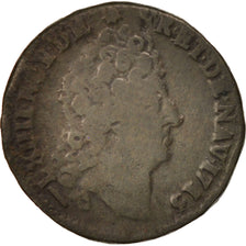 Moneta, Francia, Louis XIV, Liard de Lille, Liard, 1713, Lille, MB, Rame