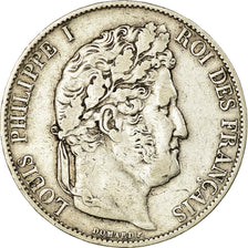 Coin, France, Louis-Philippe, 5 Francs, 1848, Bordeaux, EF(40-45), Silver