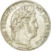 Moeda, França, Louis-Philippe, 5 Francs, 1832, Nantes, EF(40-45), Prata