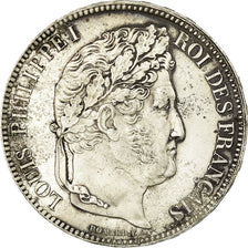 Coin, France, Louis-Philippe, 5 Francs, 1834, Nantes, EF(40-45), Silver