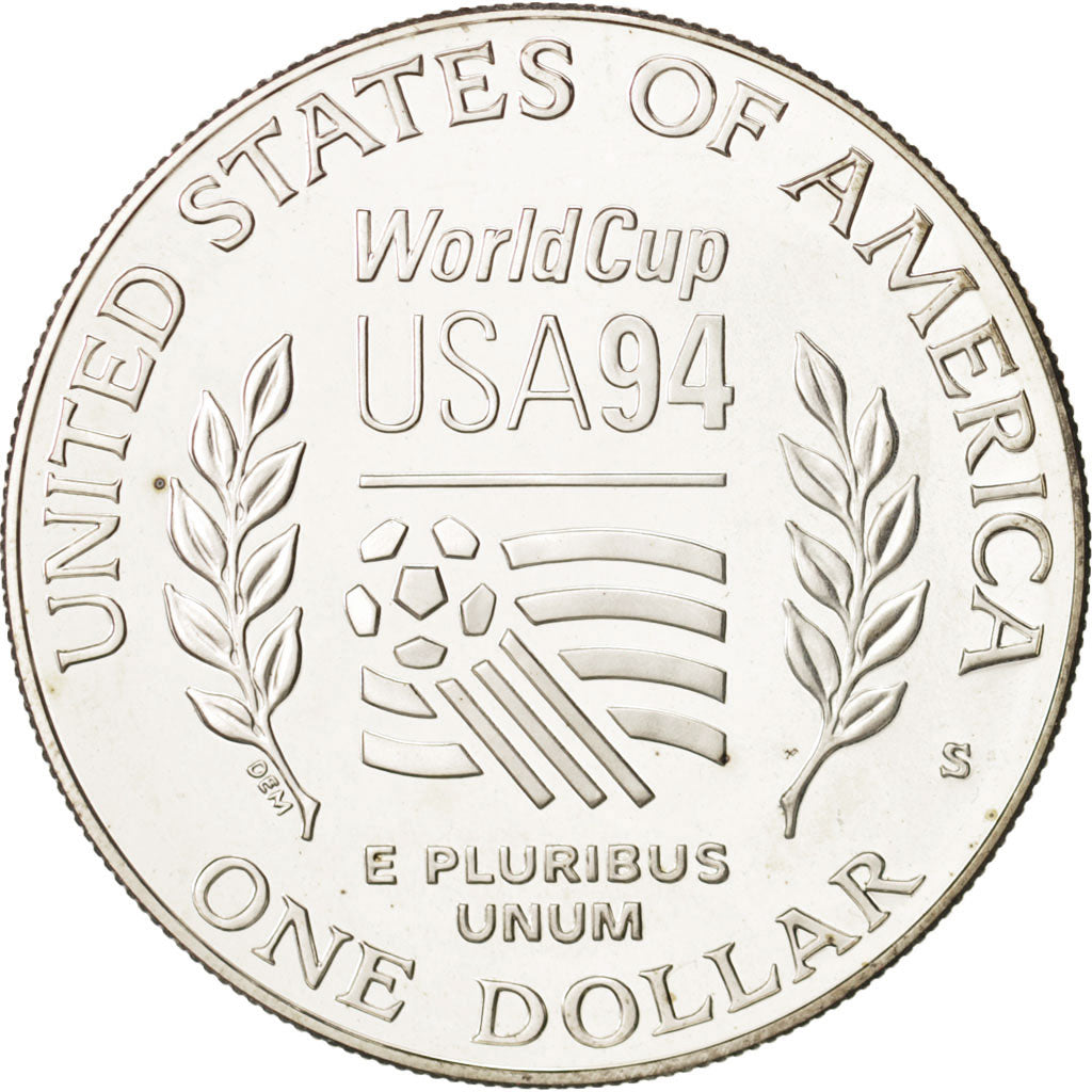Coin, United States, Dollar, 1994, U.S. Mint, San Francisco, MS(60-62), Silver