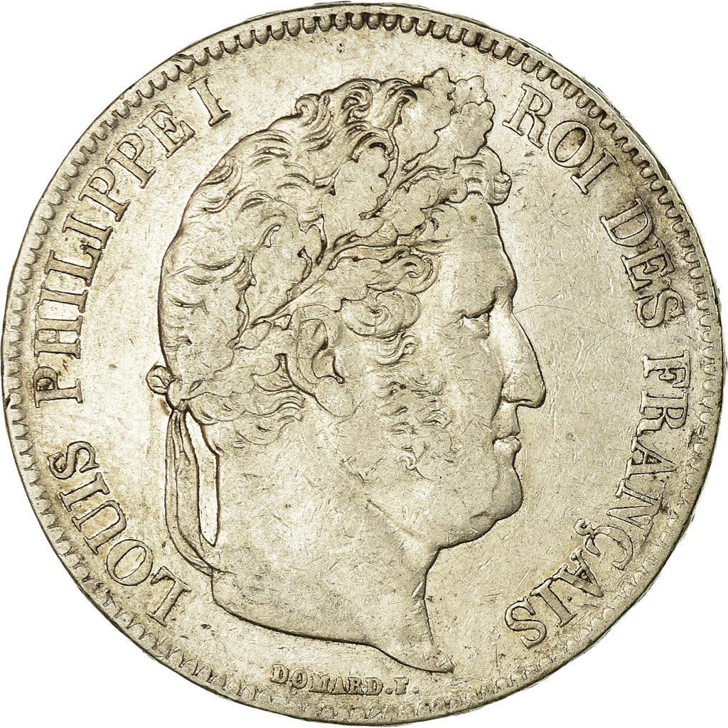 Münze, Frankreich, Louis-Philippe, 5 Francs, 1832, Rouen, S+, Silber, KM:749.2