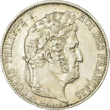 Coin, France, Louis-Philippe, 5 Francs, 1846, Paris, EF(40-45), Silver,KM 749.1