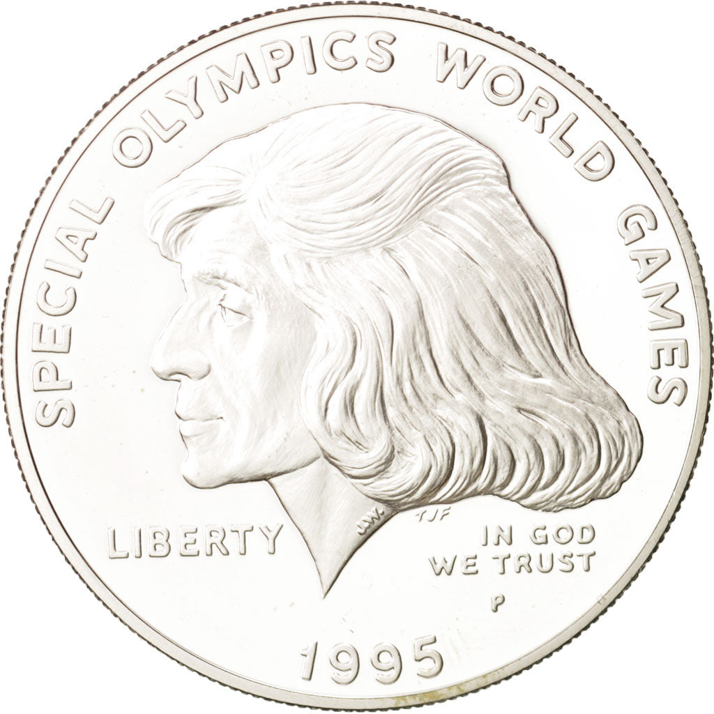 United States, Dollar, 1995, Special Olympics, Proof, Silver, KM:266