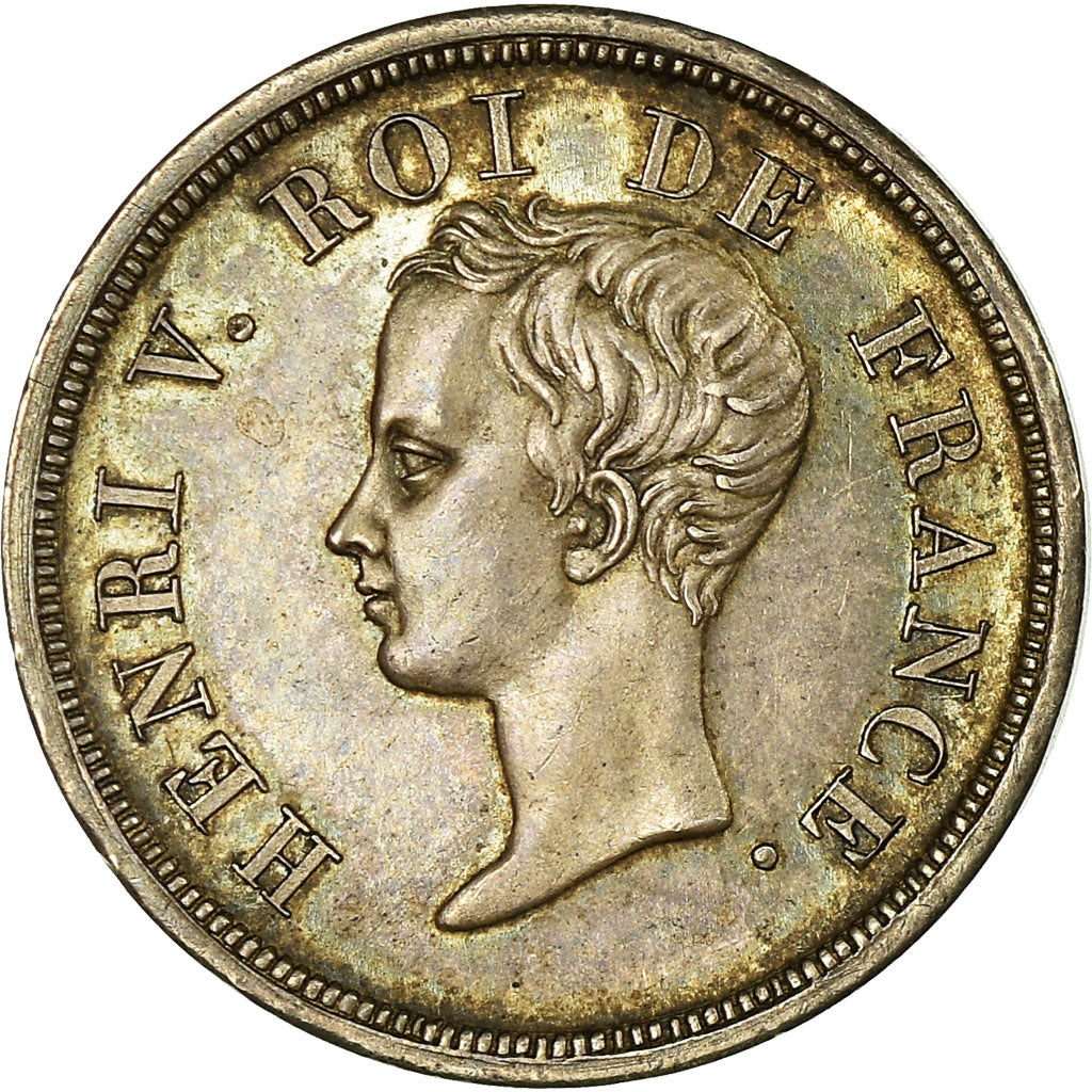 Coin, France, Henri V, 1/2 Franc, 1833, ESSAI, MS(63), Silver, KM:23