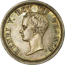 Coin, France, Henri V, 1/2 Franc, 1833, ESSAI, MS(63), Silver, KM:23