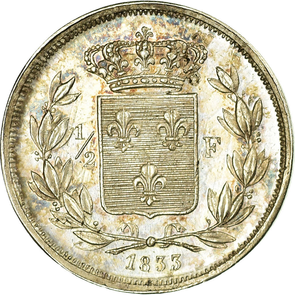 Coin, France, Henri V, 1/2 Franc, 1833, Essai - Hybride, MS(63), Silver, KM:23