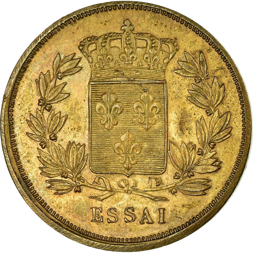Monnaie, France, Henri V, 2 Francs, ESSAI, SUP, Bronze, Gadoury:517