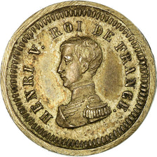 Moneta, Francia, Henri V, 5 Centimes, 1832, ESSAI, SPL-, Argento, Gadoury:142
