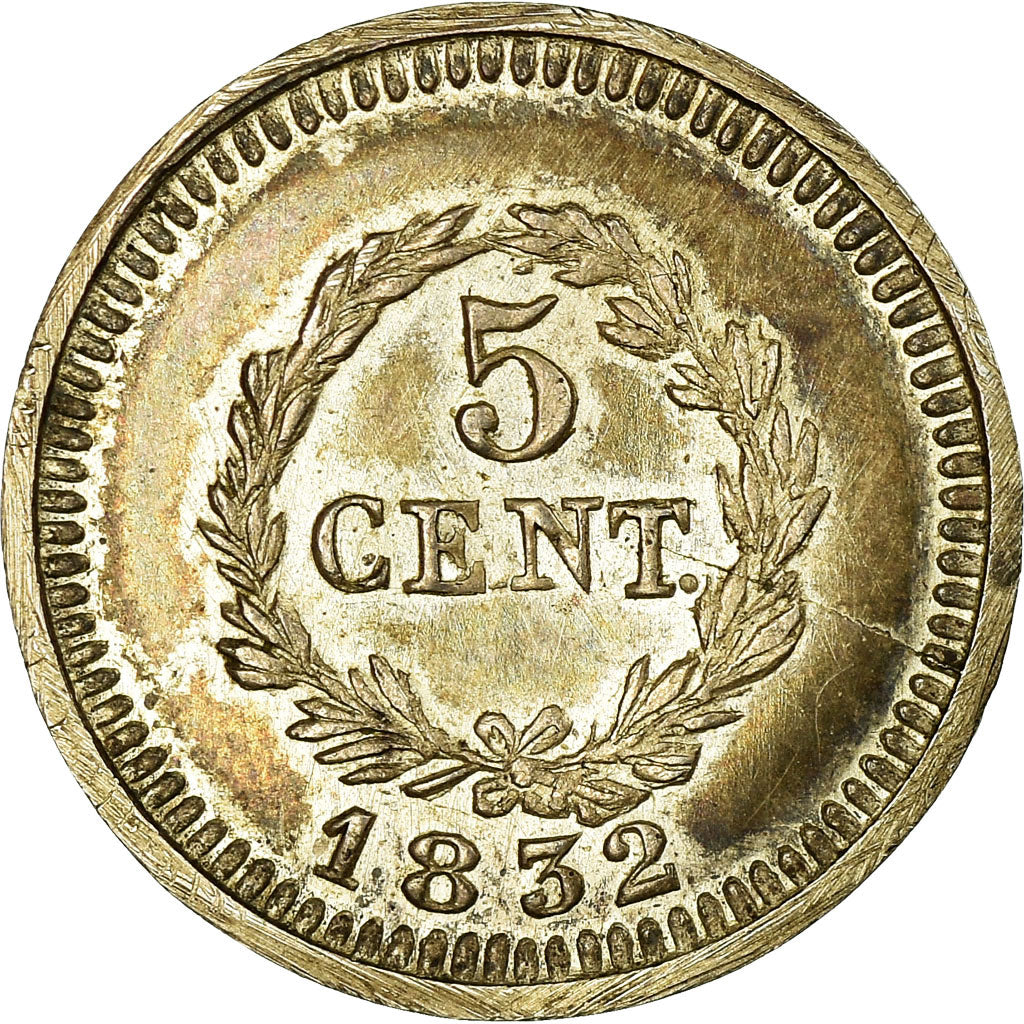 Moneta, Francia, Henri V, 5 Centimes, 1832, ESSAI, SPL-, Argento, Gadoury:142