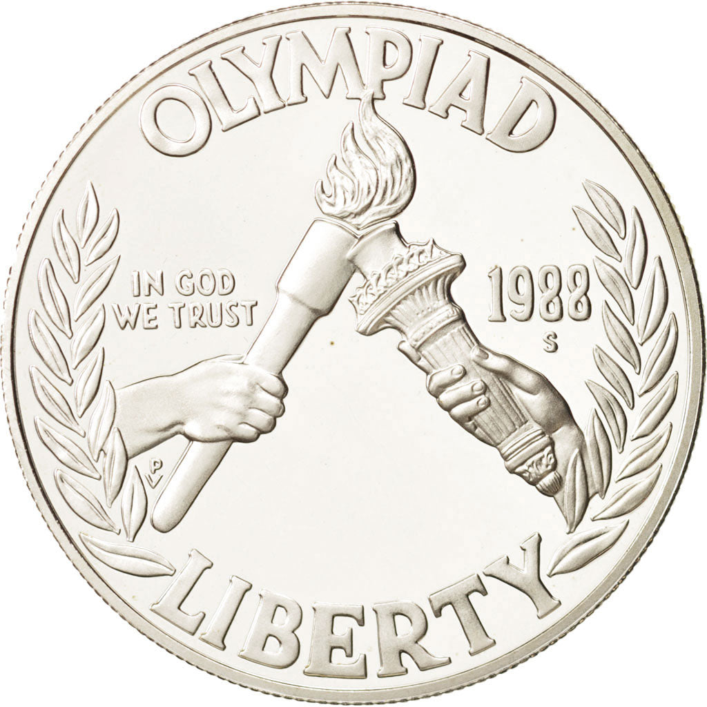 Coin, United States, Dollar, 1988, U.S. Mint, San Francisco, MS(65-70), Silver