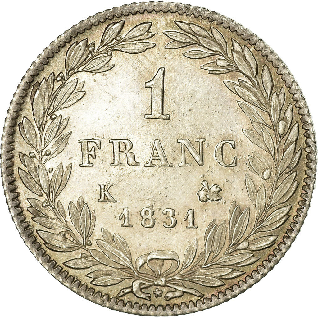 Monnaie, France, Louis-Philippe, Franc, 1831, Bordeaux, SUP+, Argent, KM:742.7
