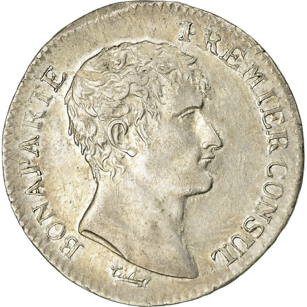 Coin, France, Napoléon I, Franc, An 12, Bordeaux, AU(50-53), Silver, KM:656.8