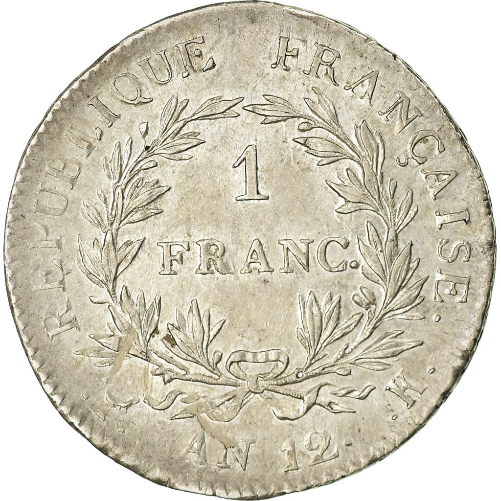 Coin, France, Napoléon I, Franc, An 12, Bordeaux, AU(50-53), Silver, KM:656.8