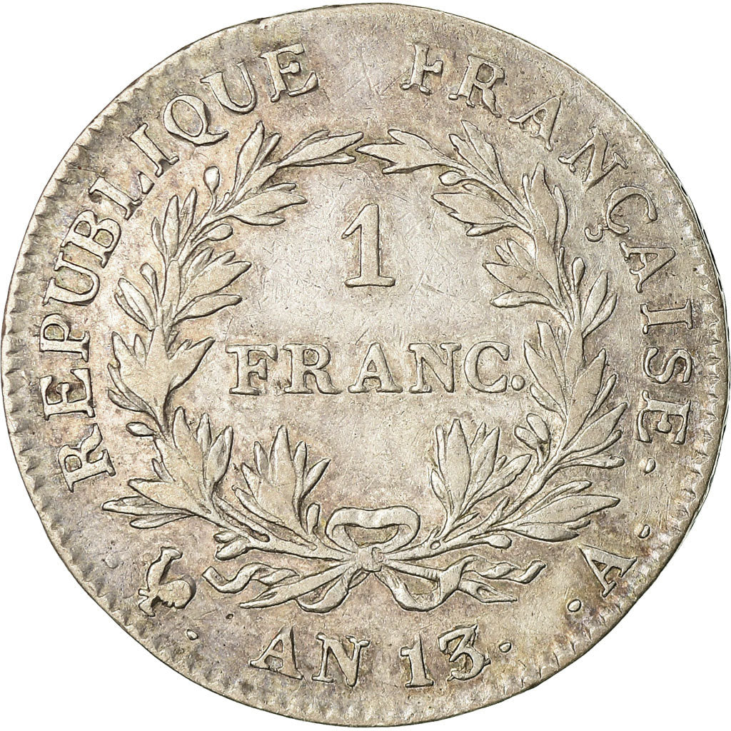 Coin, France, Napoléon I, Franc, AN 13, Paris, EF(40-45), Silver, KM:656.1
