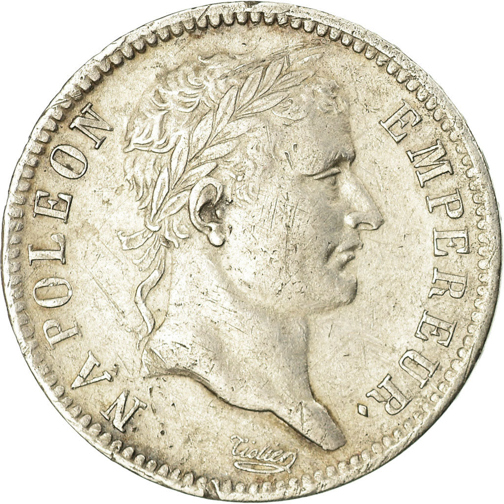Coin, France, Napoléon I, Franc, 1809, Paris, EF(40-45), Silver, KM:692.1
