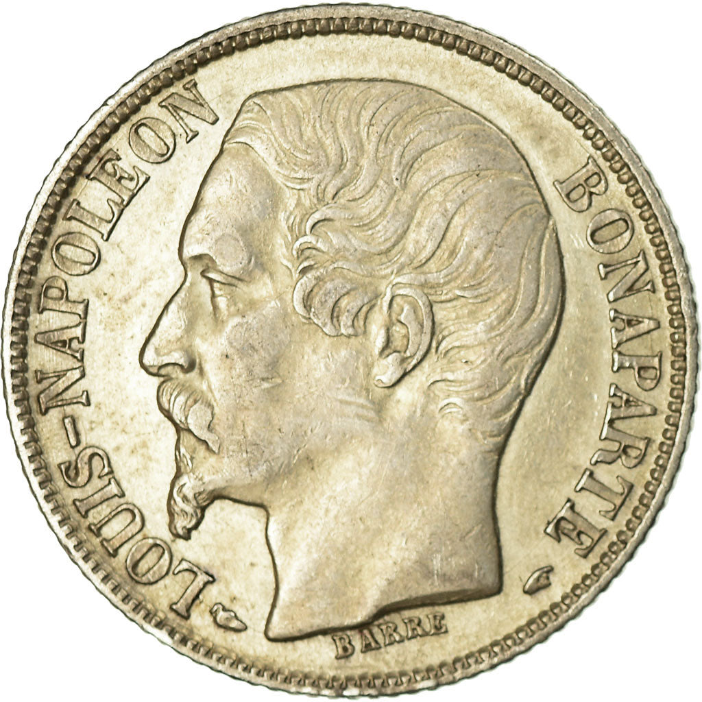 Coin, France, Napoleon III, Napoléon III, Franc, 1852, Paris, AU(50-53)