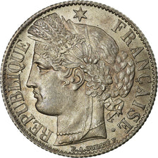 Coin, France, Cérès, Franc, 1871, Bordeaux, MS(63), Silver, KM:822.2