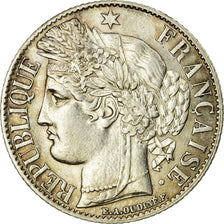 Coin, France, Cérès, Franc, 1872, Bordeaux, AU(55-58), Silver, KM:822.2