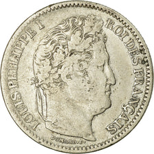 Coin, France, Louis-Philippe, 2 Francs, 1834, Paris, VF(30-35), Silver