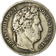 Monnaie, France, Louis-Philippe, 2 Francs, 1843, Bordeaux, TTB, Argent, KM:743.7