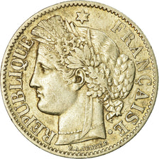 Moeda, França, Cérès, 2 Francs, 1870, Paris, EF(40-45), Prata, KM:817.1