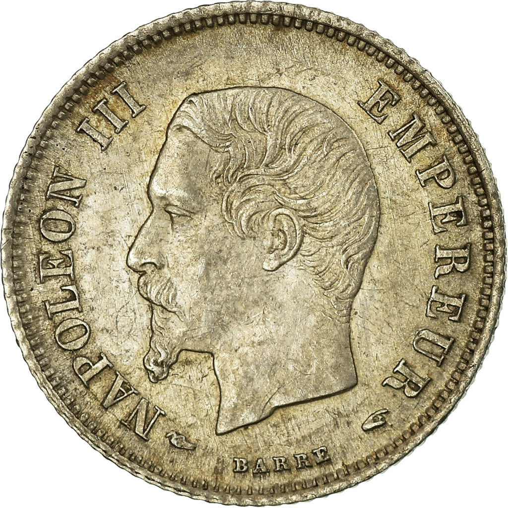 Moneda, Francia, Napoleon III, Napoléon III, 20 Centimes, 1853, Paris, EBC