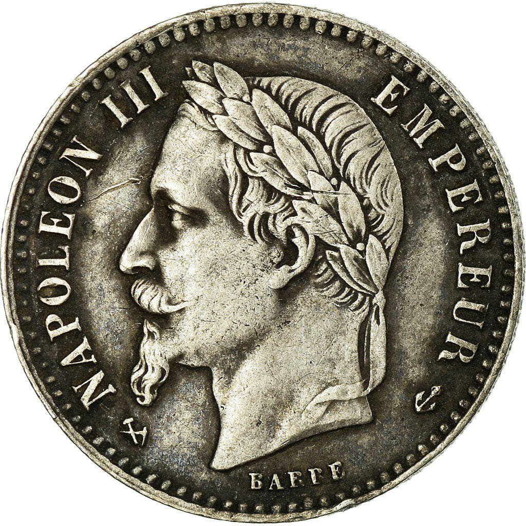 Coin, France, Napoleon III, Napoléon III, 50 Centimes, 1867, Bordeaux