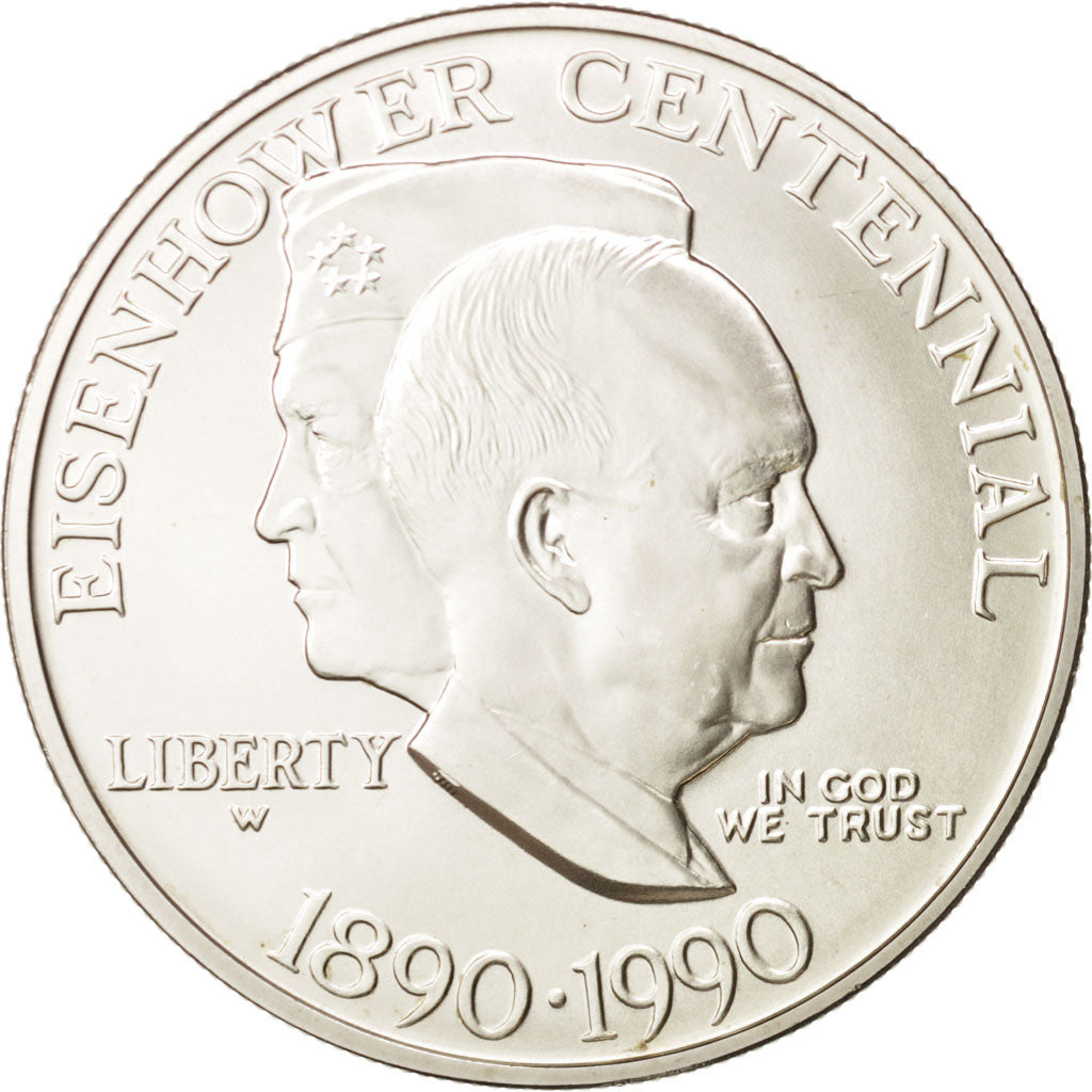 United States, Dollar, 1990, Eisenhower, Silver, KM:227