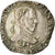 Moeda, França, Henri III, Franc au Col Plat, 1584, Bordeaux, EF(40-45), Prata