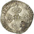 Moneda, Francia, Henri III, Franc au Col Plat, 1584, Bordeaux, MBC, Plata