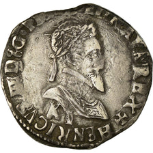Munten, Frankrijk, Demi Franc, 1604, Bordeaux, FR+, Zilver, Sombart:4748
