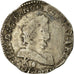Moneda, Francia, Demi Franc, 1592, Bordeaux, BC+, Plata, Sombart:4744